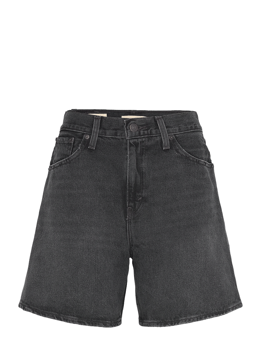Levi's® - HIGH BAGGY SHORT WHERES MY PHO - lühikesed teksapüksid - blacksr - 1