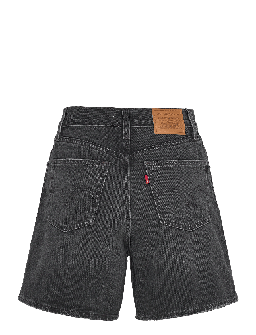 Levi's® - HIGH BAGGY SHORT WHERES MY PHO - lühikesed teksapüksid - blacksr - 2