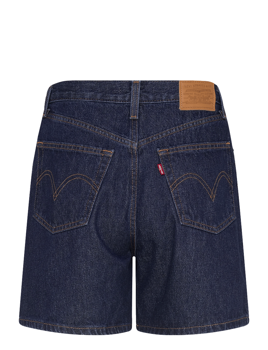 Levi's® - HIGH BAGGY SHORT REMEMBER TOGE - jeansshorts - dark indigo - flat finish - 2