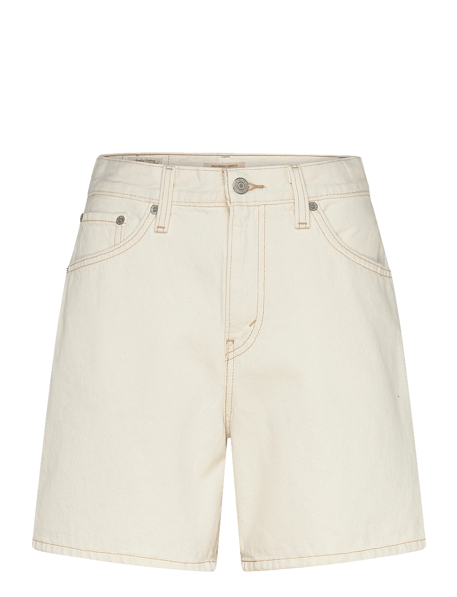 Levi's® - HIGH BAGGY SHORT SNOWING IN LA - lühikesed teksapüksid - neutrals - 1