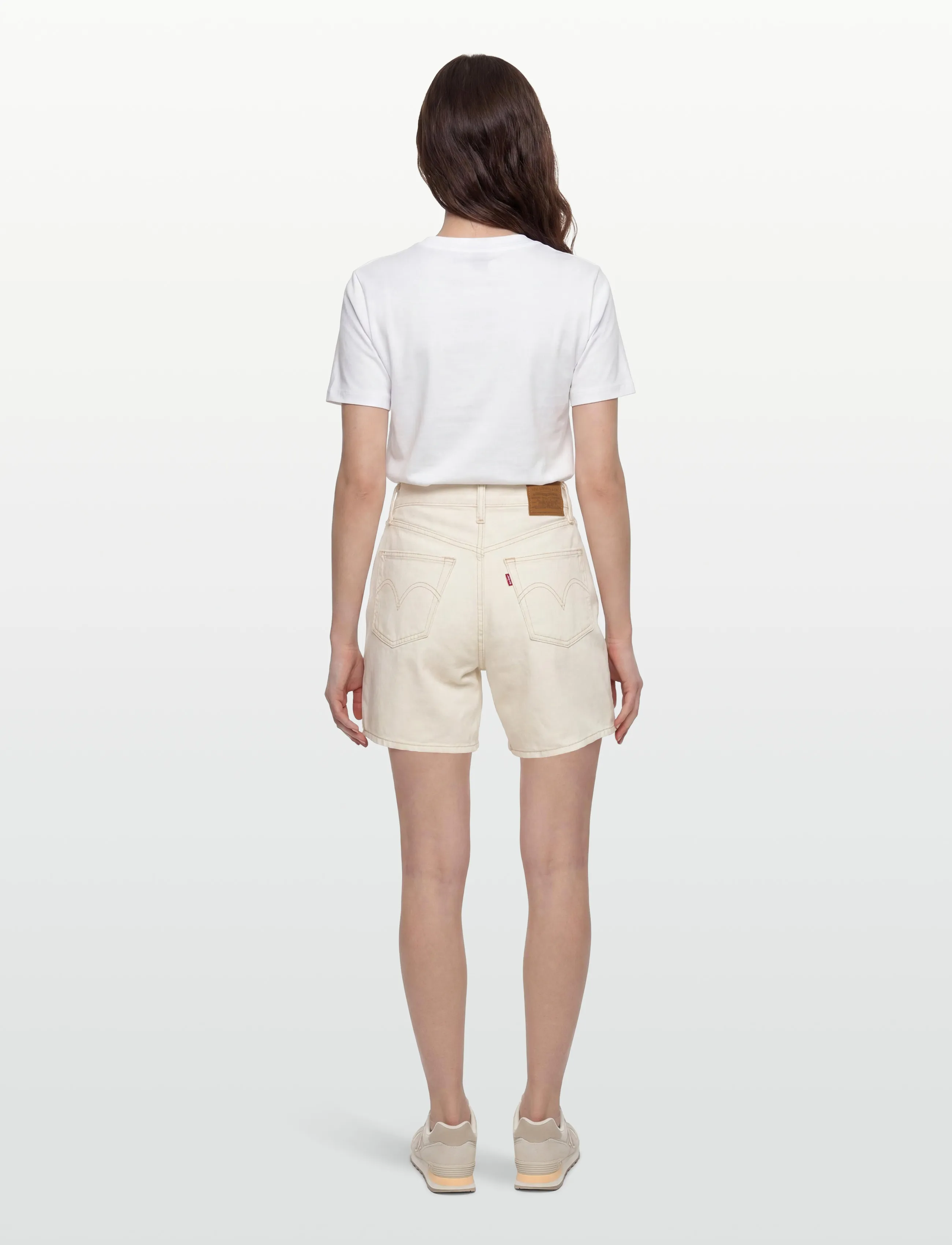 Levi's® - HIGH BAGGY SHORT SNOWING IN LA - short en jeans - neutrals - 4