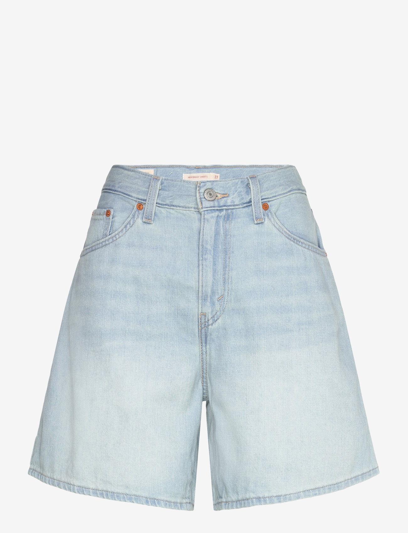 Levi's® - HIGH BAGGY SHORT LUXURY TRIP S - jeansshorts - light indigo - flat finis - 1