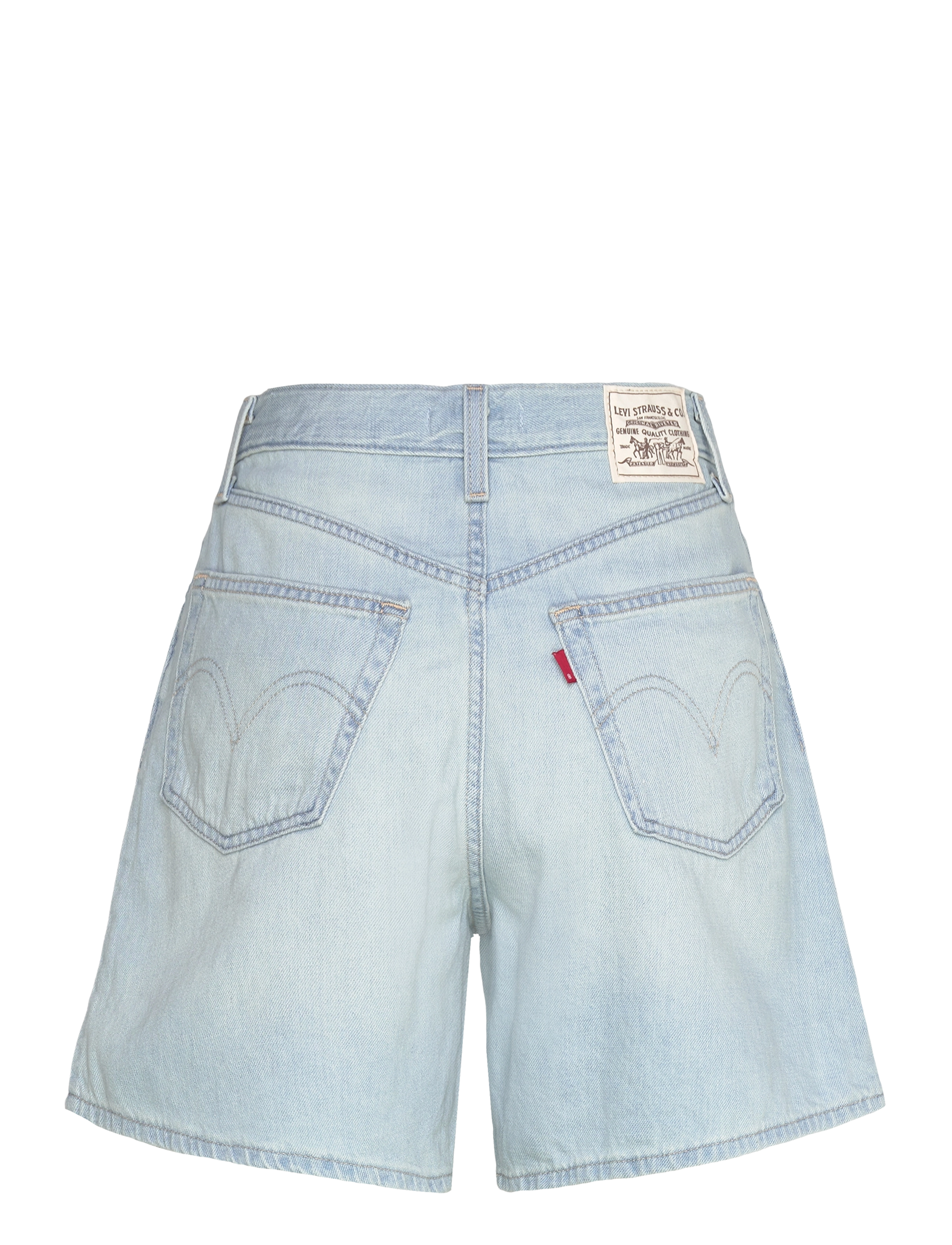 Levi's® - HIGH BAGGY SHORT LUXURY TRIP S - light indigo - flat finis - 2