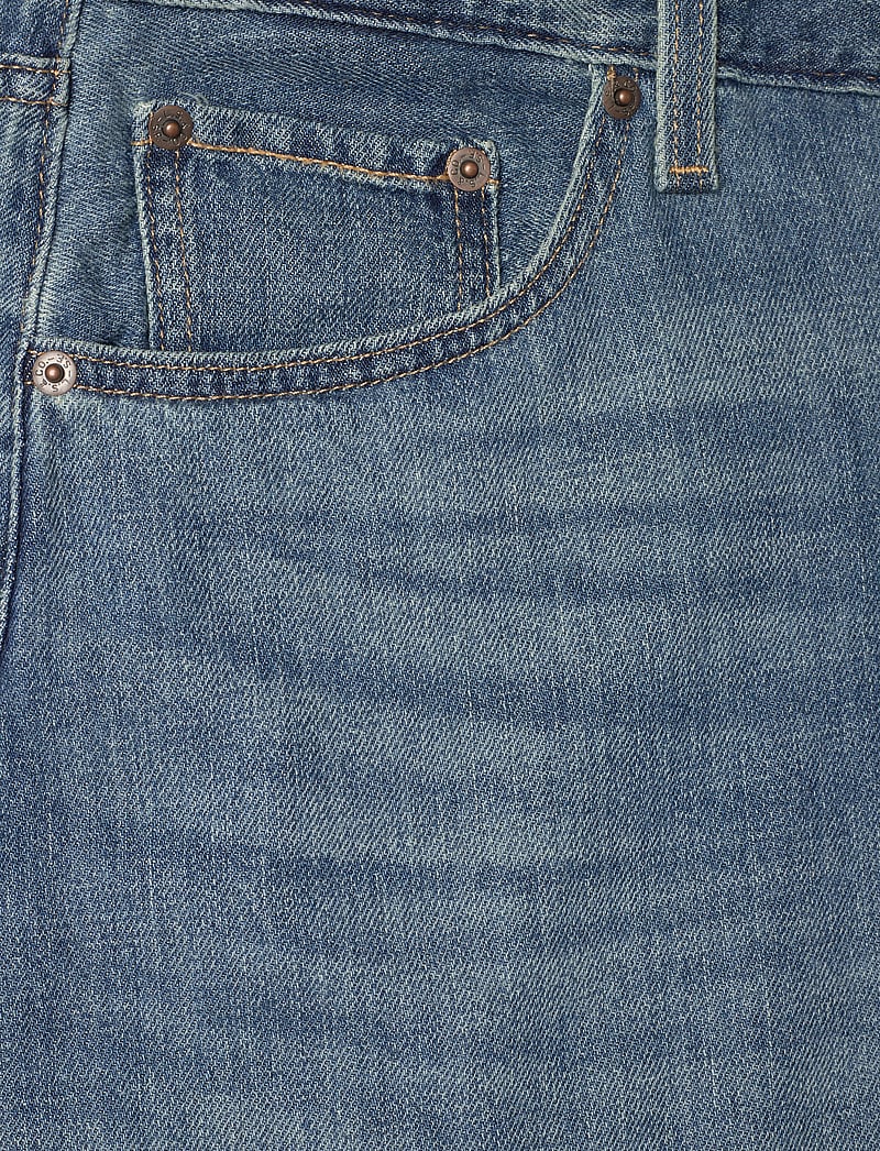 Levi's® - HIGH BAGGY SHORT STOP FLAXING - med indigo - worn in - 5