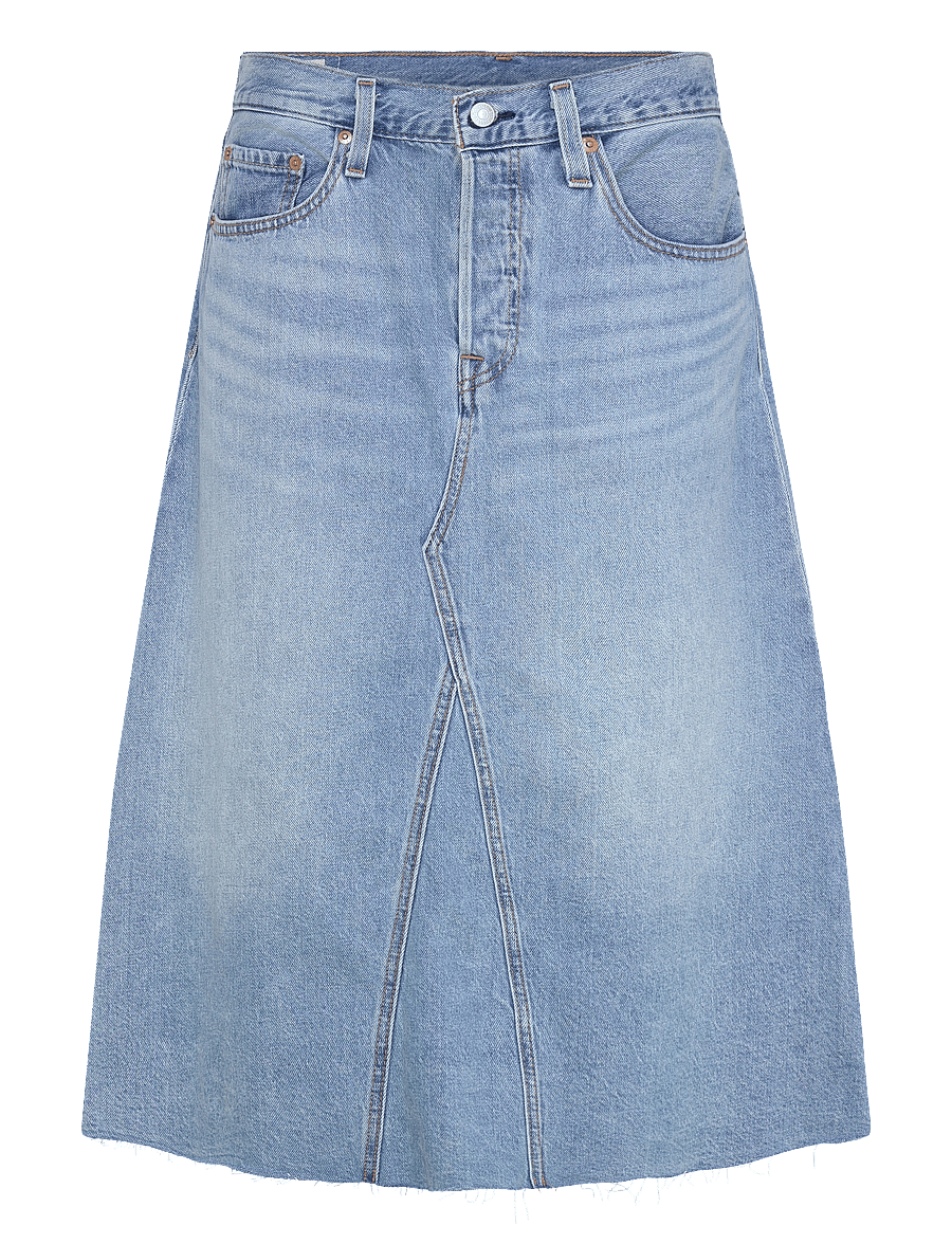 Levi's® - HR ALINE DECON SKIRT SECRET SE - teksaseelikud - light indigo - flat finis1 - 1