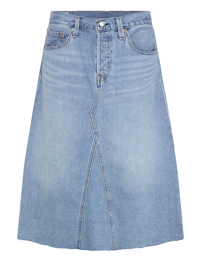 Levi's® - HR ALINE DECON SKIRT SECRET SE - denimnederdele - light indigo - flat finis - 1
