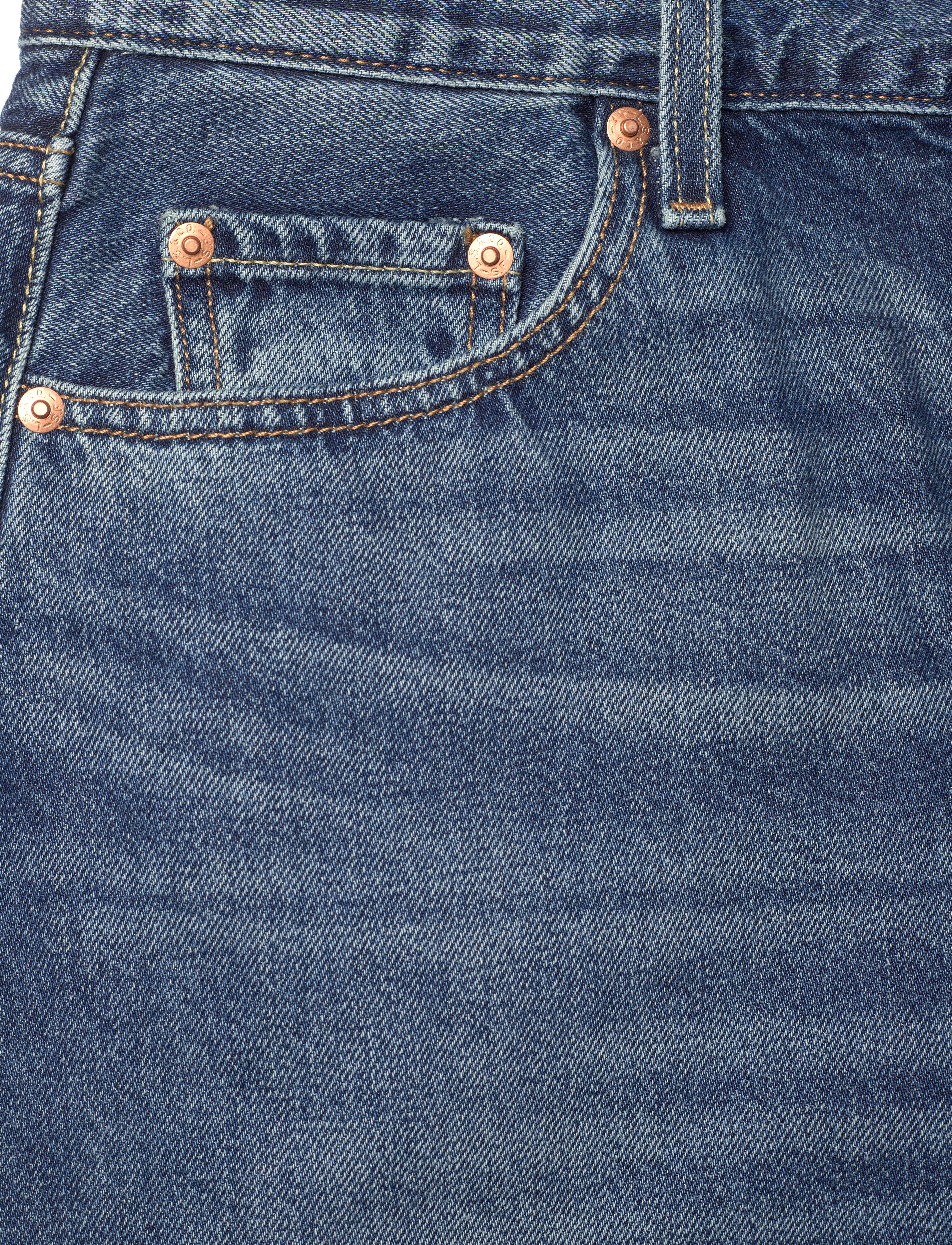 Levi's® - HR ALINE DECON SKIRT MID MORNI - med indigo - worn in - 5