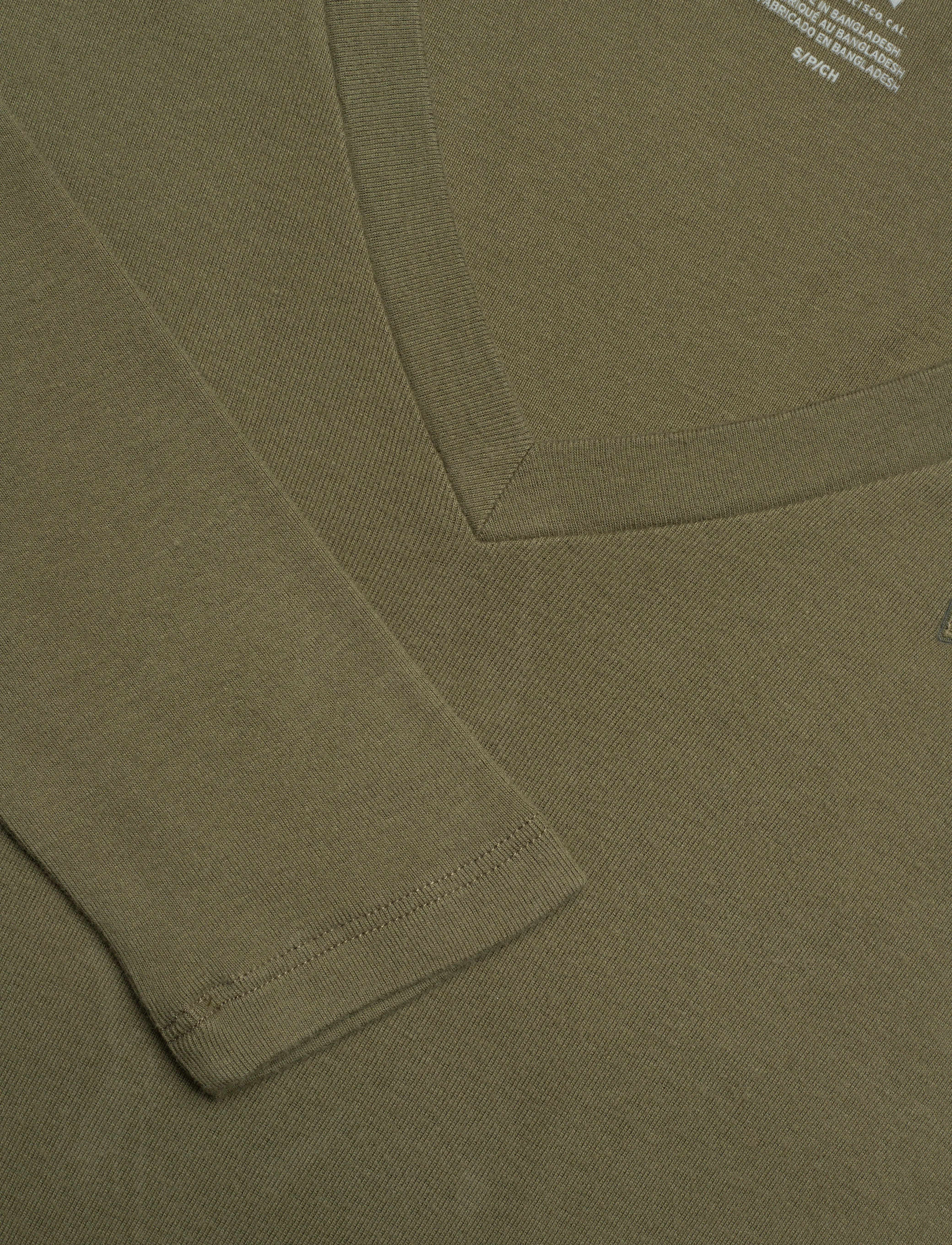 Levi's® - ESSENTIAL HM LS VNECK IVY GREE - greens - 4