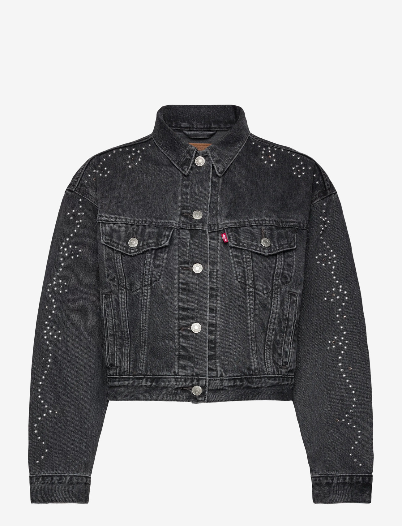 Levi's® - SHRUNKEN 90S NO PLEAT BEJEWELE - kevadjoped - blacks - 1