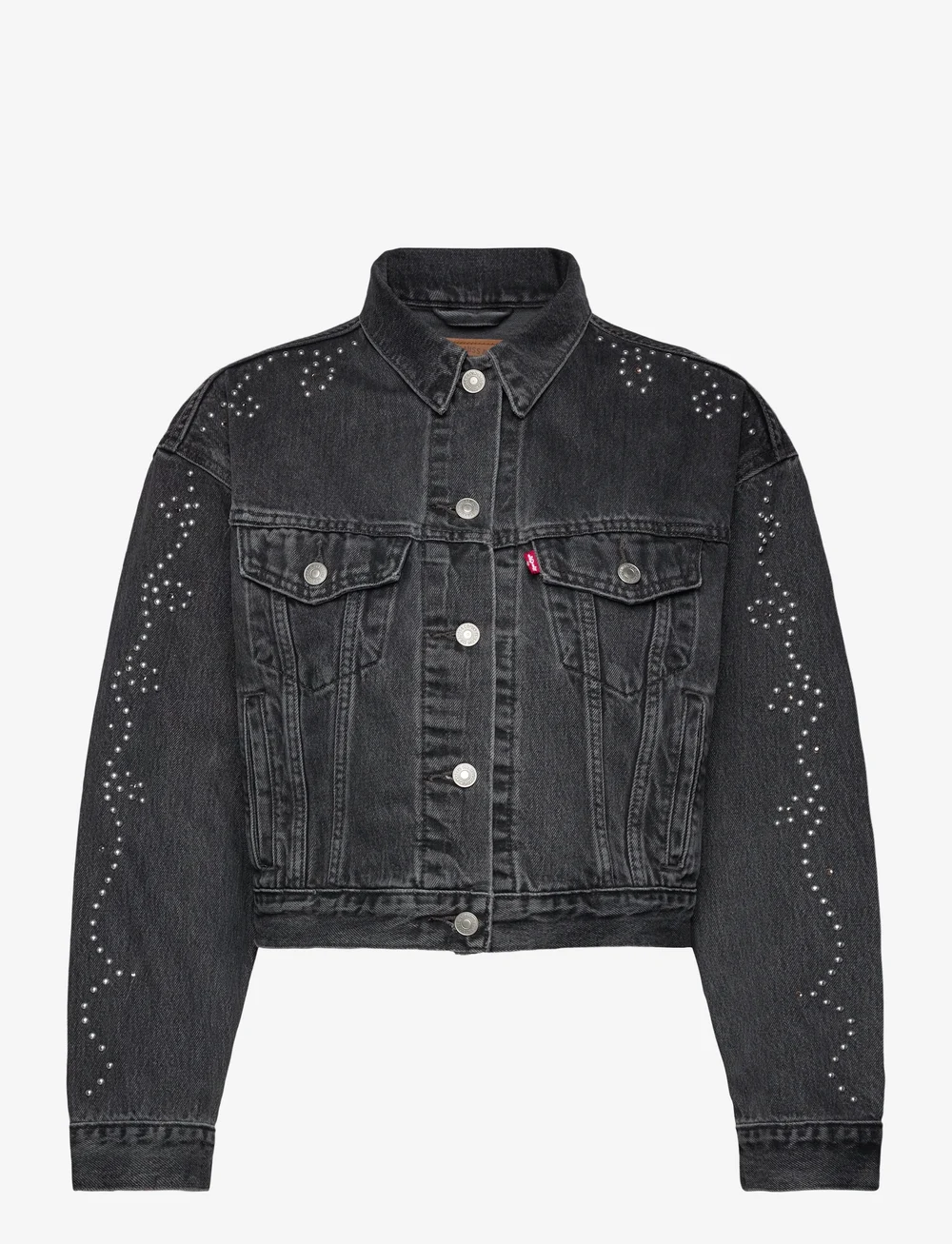 Levi's® - SHRUNKEN 90S NO PLEAT BEJEWELE - vestes en jean - blacks - 1