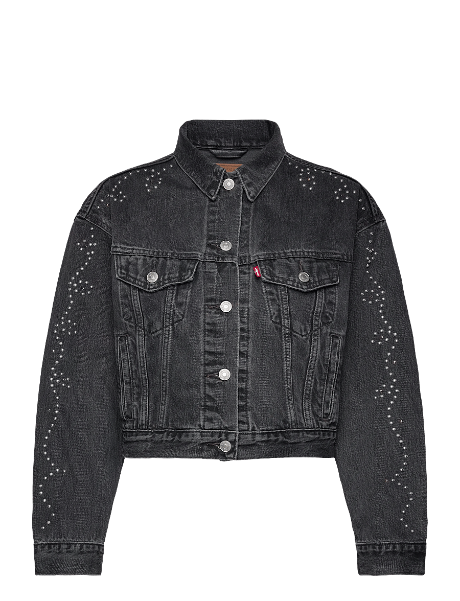 Levi's® - SHRUNKEN 90S NO PLEAT BEJEWELE - frühlingsjacken - blacks - 1