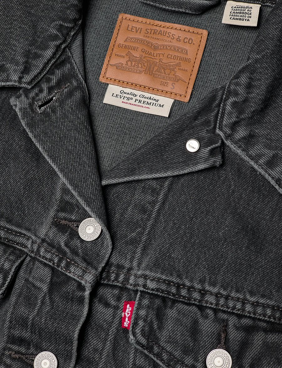 Levi's® - SHRUNKEN 90S NO PLEAT BEJEWELE - frühlingsjacken - blacks - 4