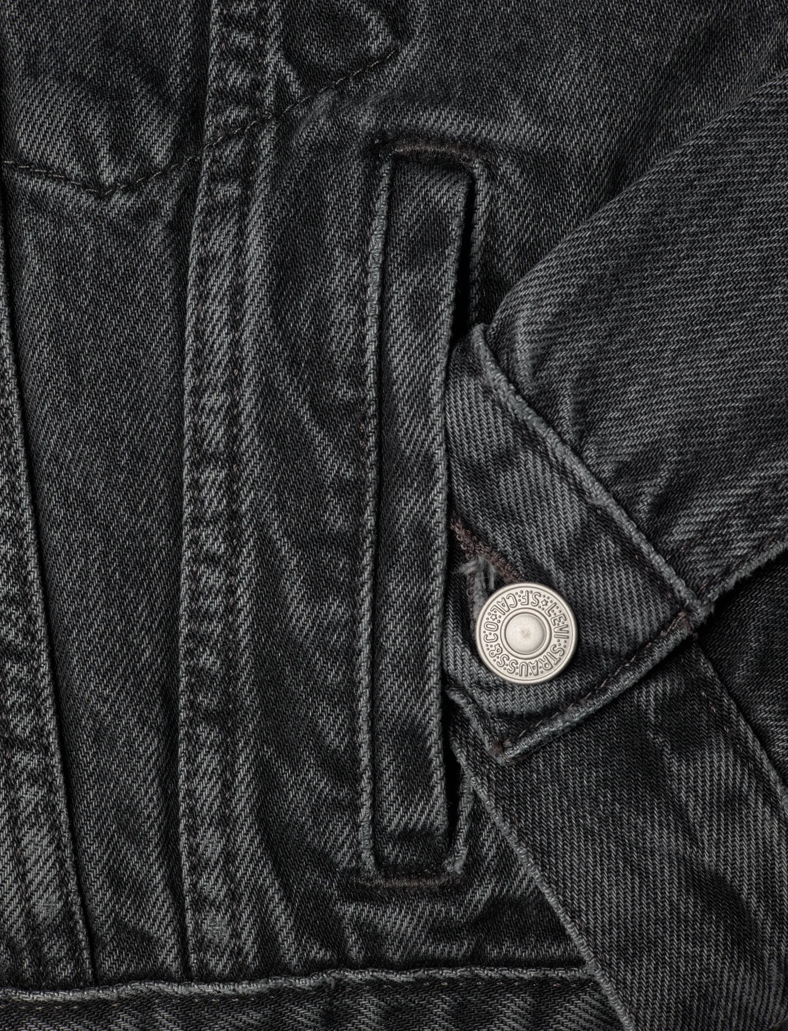 Levi's® - SHRUNKEN 90S NO PLEAT BEJEWELE - frühlingsjacken - blacks - 5