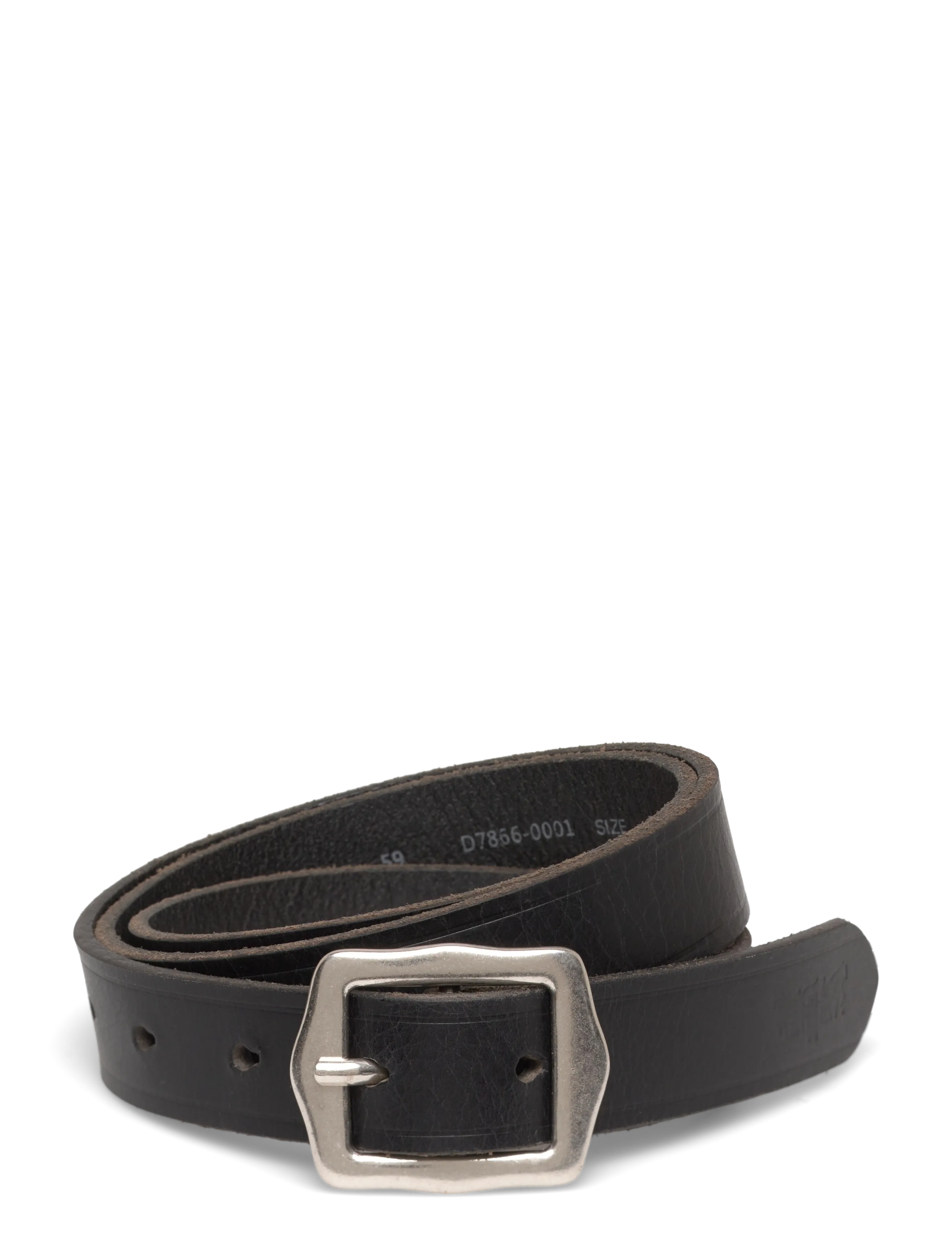 Levi's® WOMENS LUX LEATHER BELT CAVIAR - Accessories - BLACKS / black