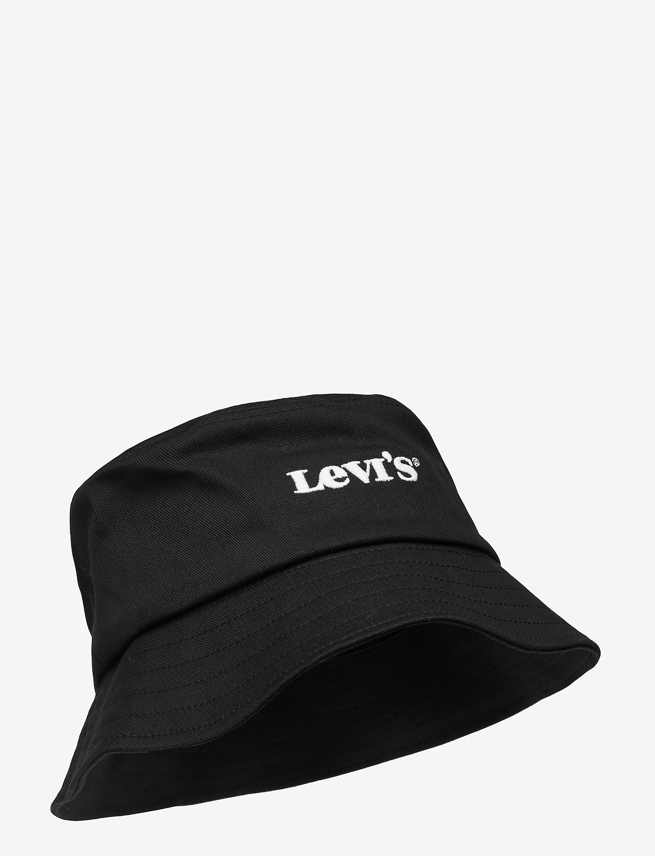 Levi’s Footwear & Acc - BUCKET HAT - VINTAGE MODERN LOGO - regular black - 0