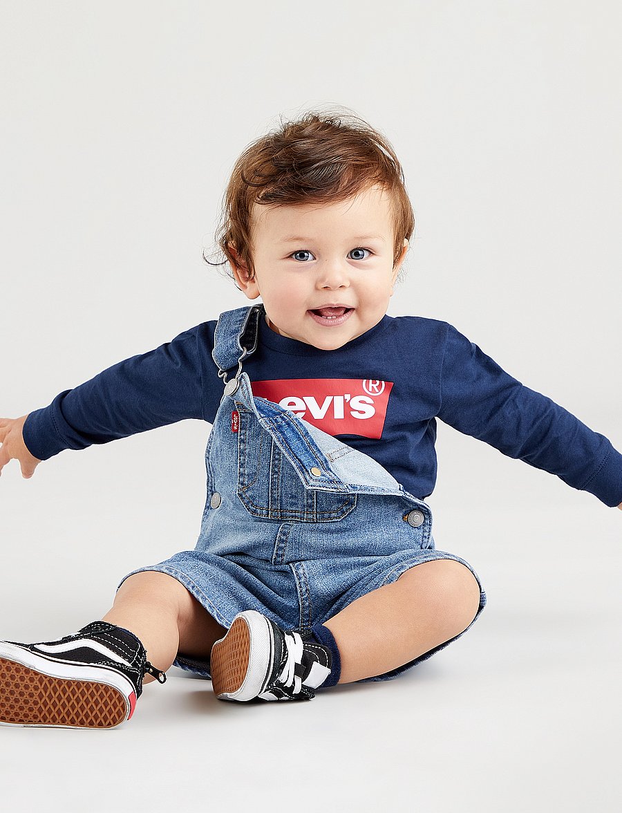 Levi's - L/S BATWING TEE - t-shirts à manches longues - dress blues - 3