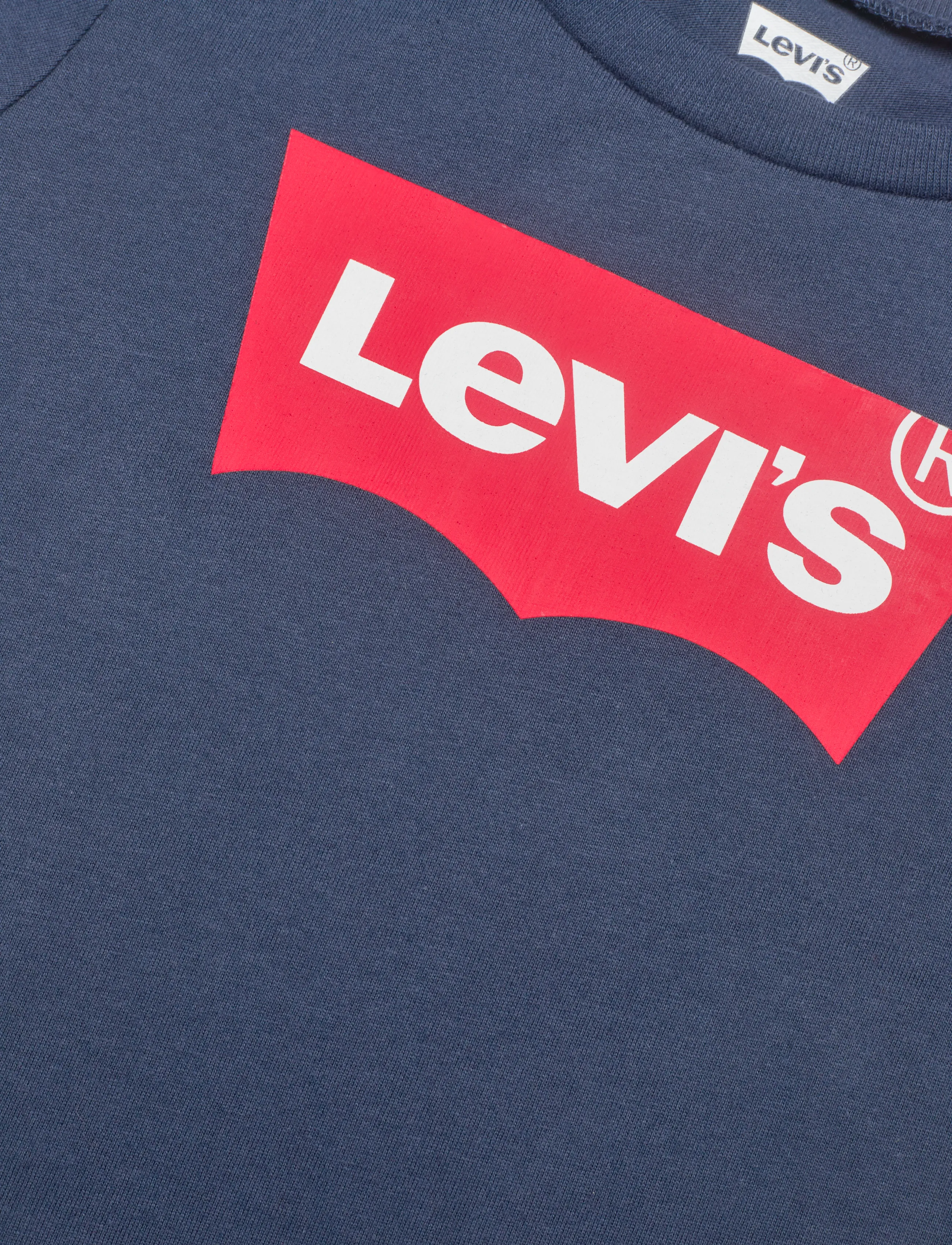Levi's - LS-L/S TEE - long-sleeved t-shirts - dress blues - 4