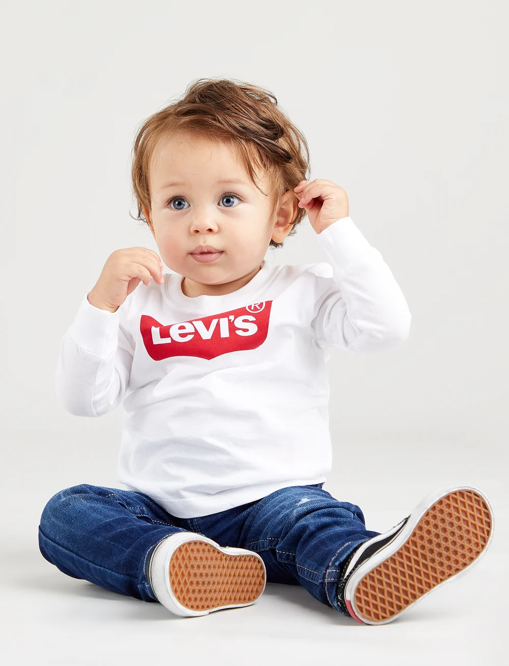 Levi's - LS-L/S TEE - långärmade t-shirts - transparent - 3