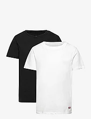 Levi's - Levi's® Short Sleeve Crewneck T-Shirt 2-Pack - kortärmade t-shirts - black - 0