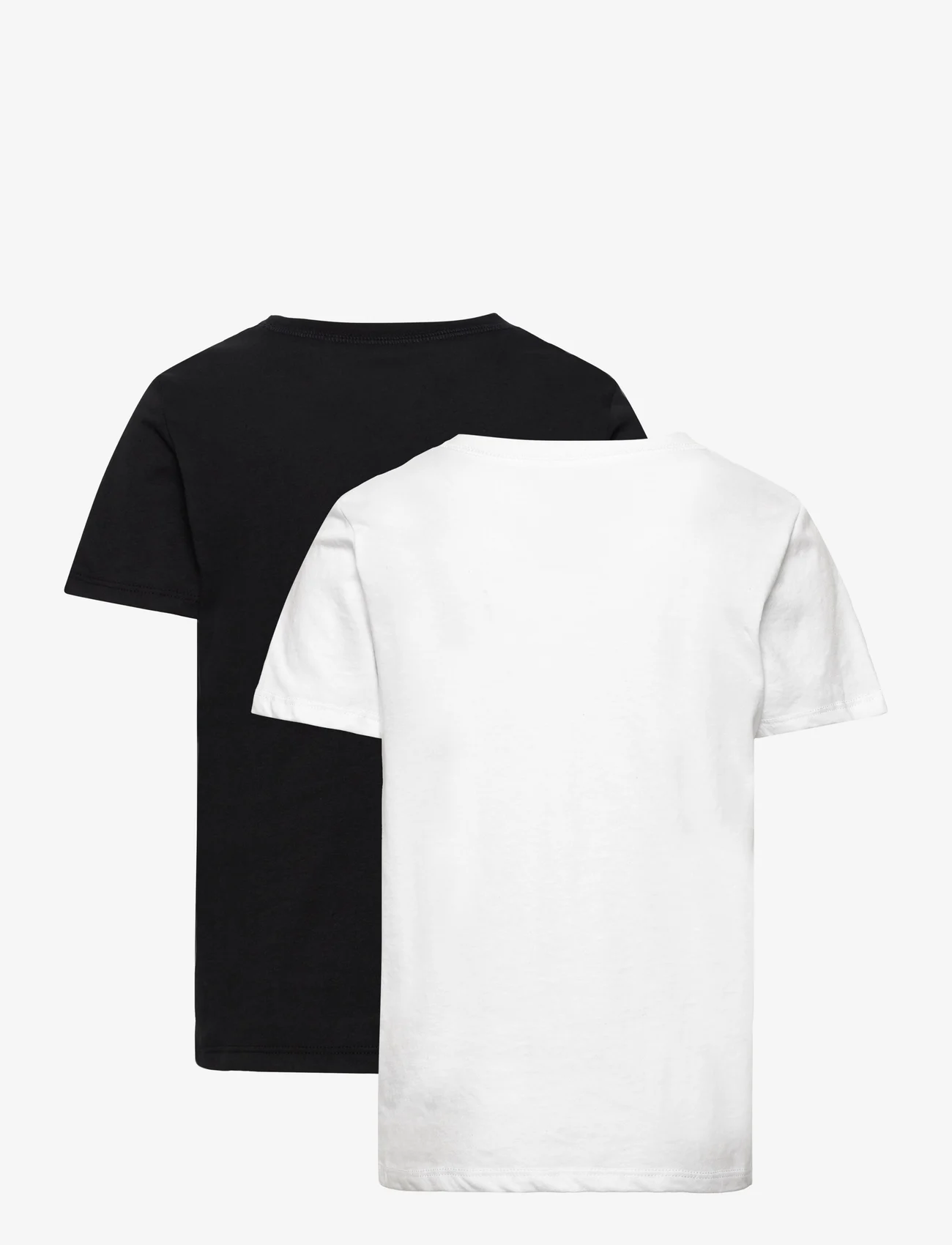 Levi's - Levi's® Short Sleeve Crewneck T-Shirt 2-Pack - lyhythihaiset t-paidat - black - 1