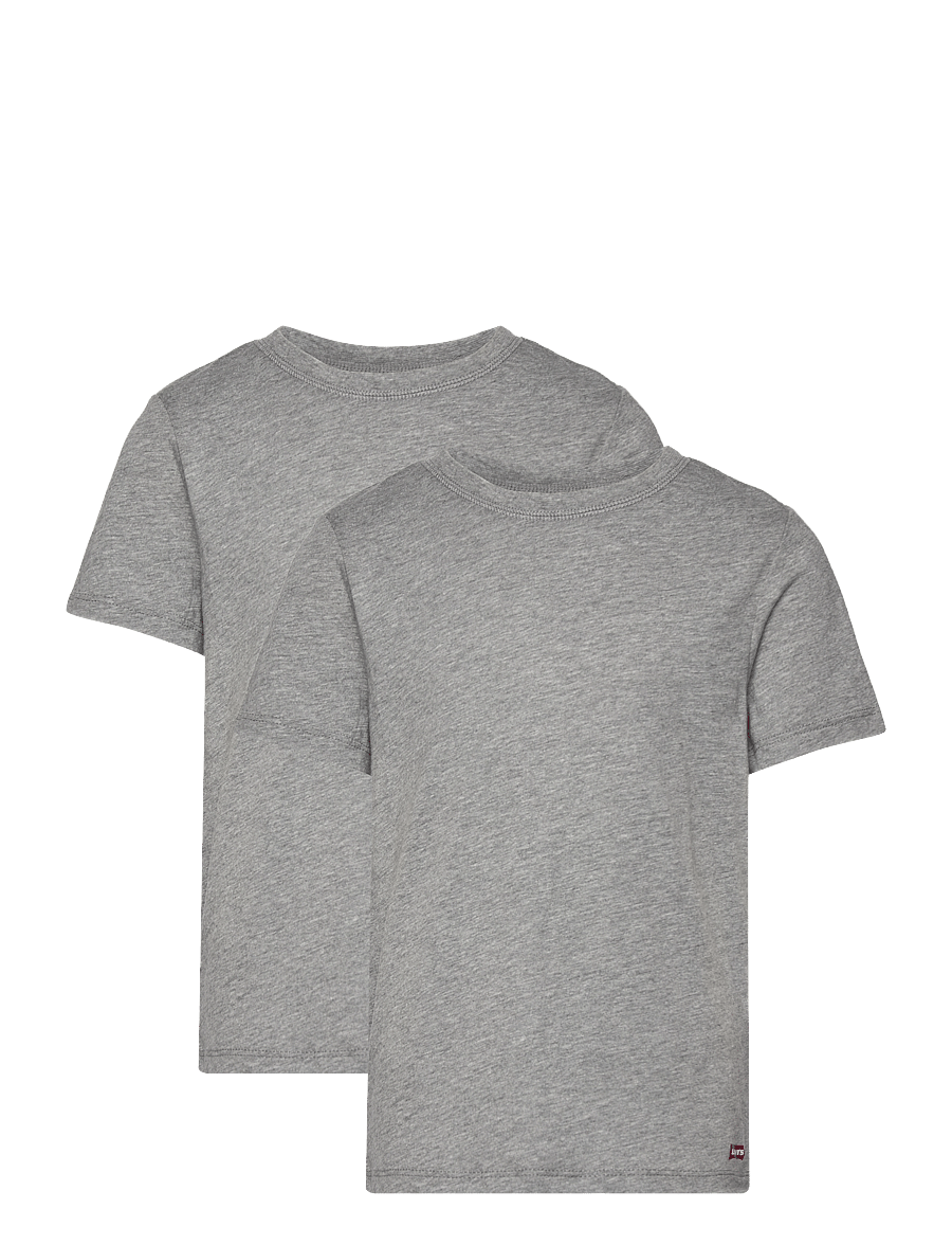 Levi's - Levi's® Short Sleeve Crewneck T-Shirt 2-Pack - marškinėliai trumpomis rankovėmis - grey - 0