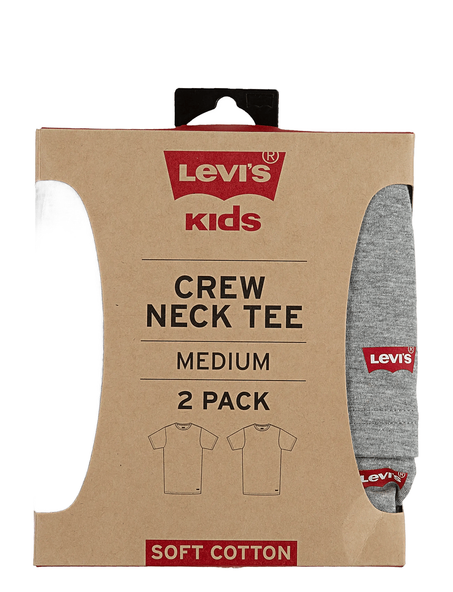 Levi's - Levi's® Short Sleeve Crewneck T-Shirt 2-Pack - lühikeste varrukatega t-särgid - grey - 2