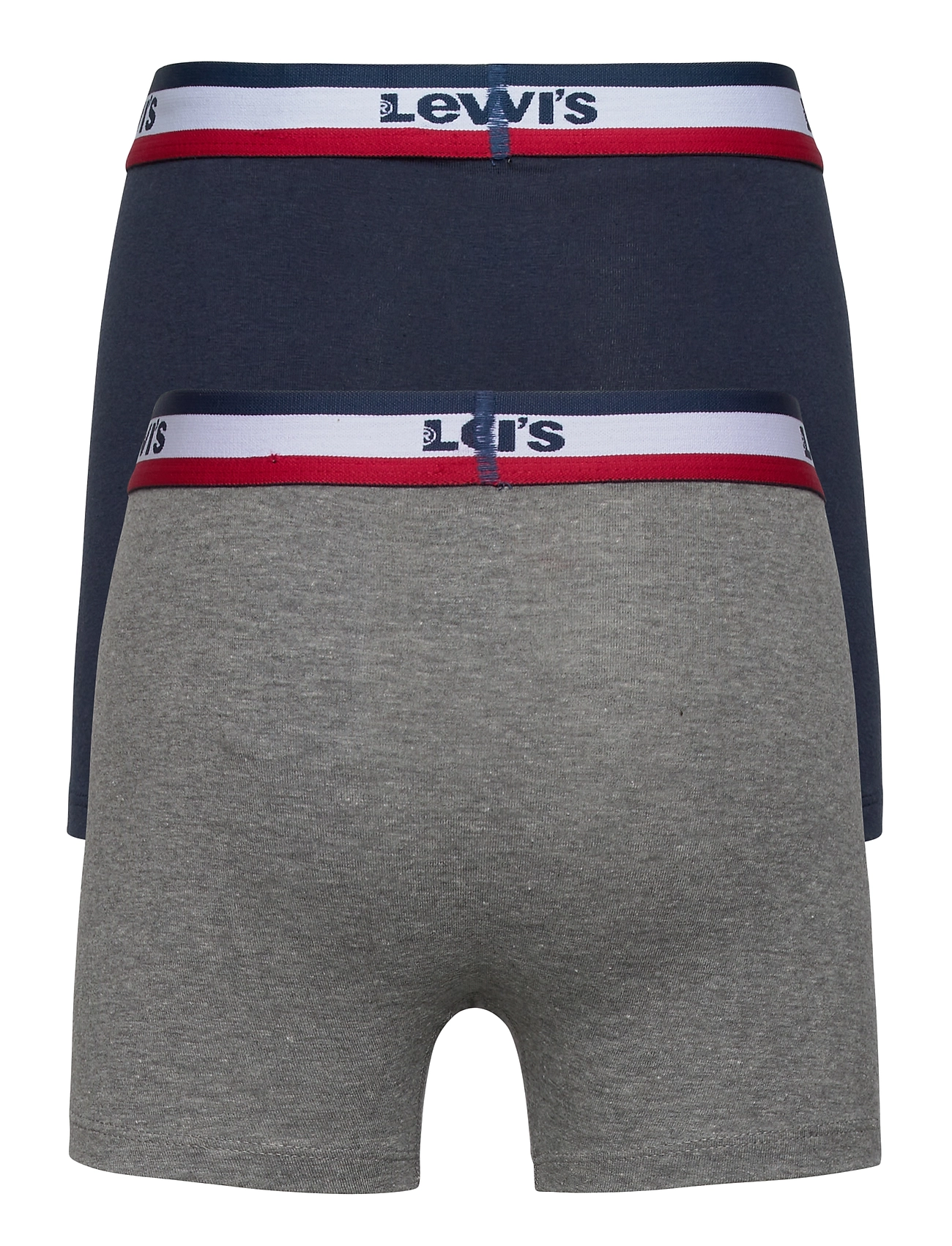 Levi's - Levi's® Sportswear Logo Boxer Brief 2-Pack - kalsonger - grey heather - 1
