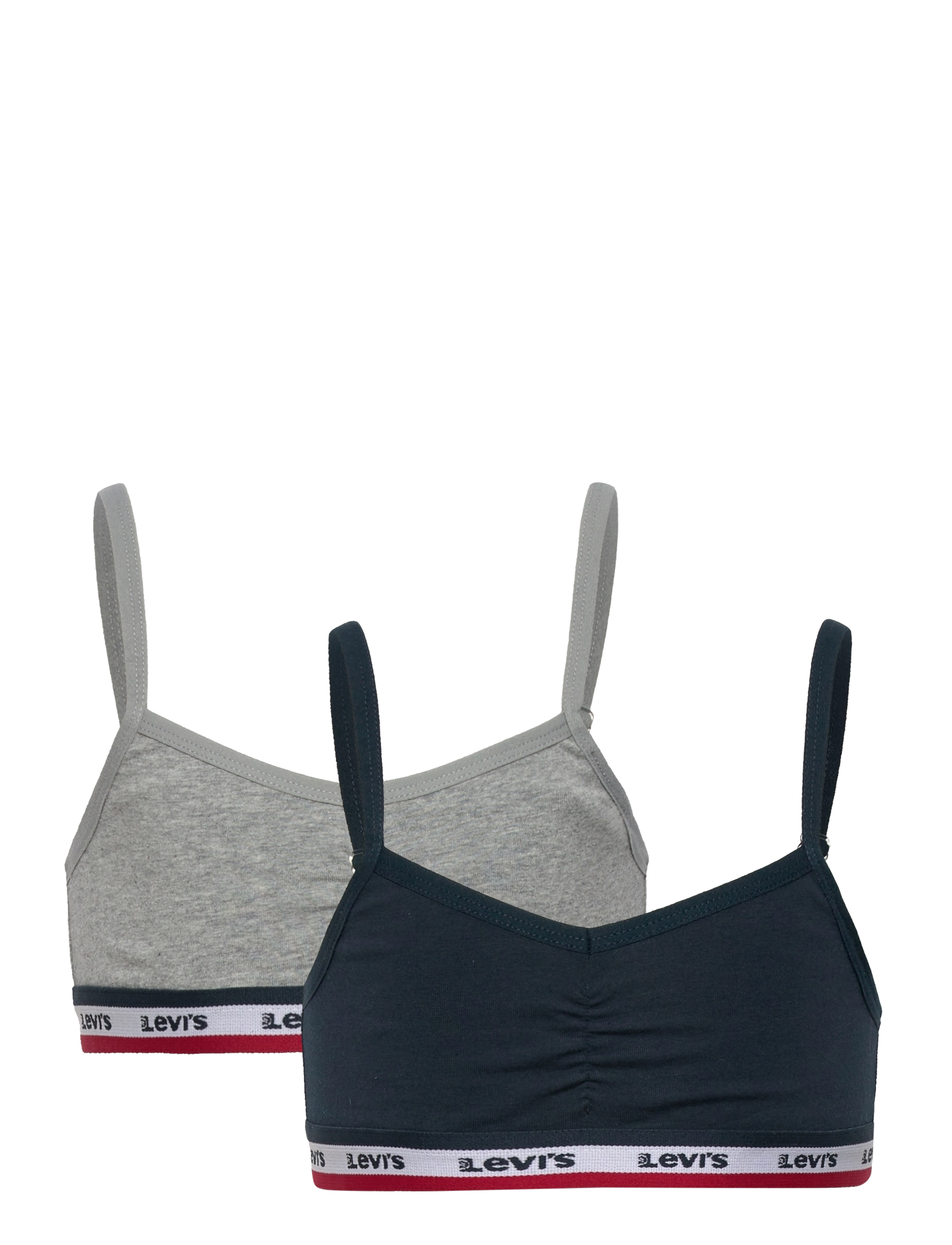 Levi's Sportswear Bra 2-Pack, 122-128, Underwear, Mehrfarbig/gemustert - Oberteile, Kinder