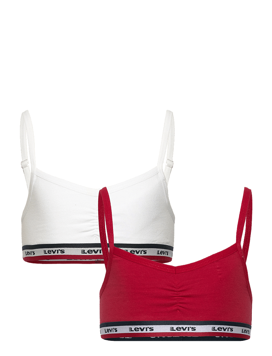 Levi's - Levi's® Sportswear Bra 2-Pack - toppar - white - 0