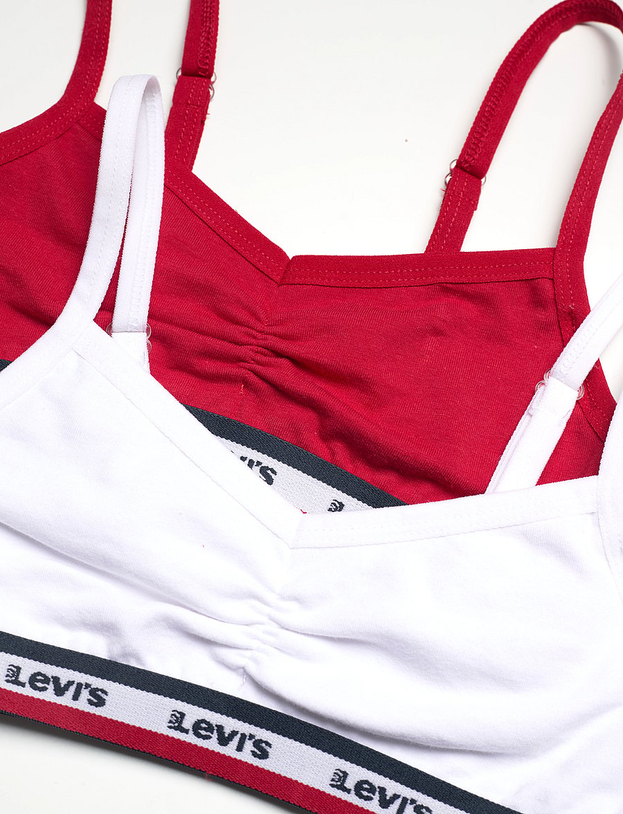 Levi's - Levi's® Sportswear Bra 2-Pack - toppar - white - 2