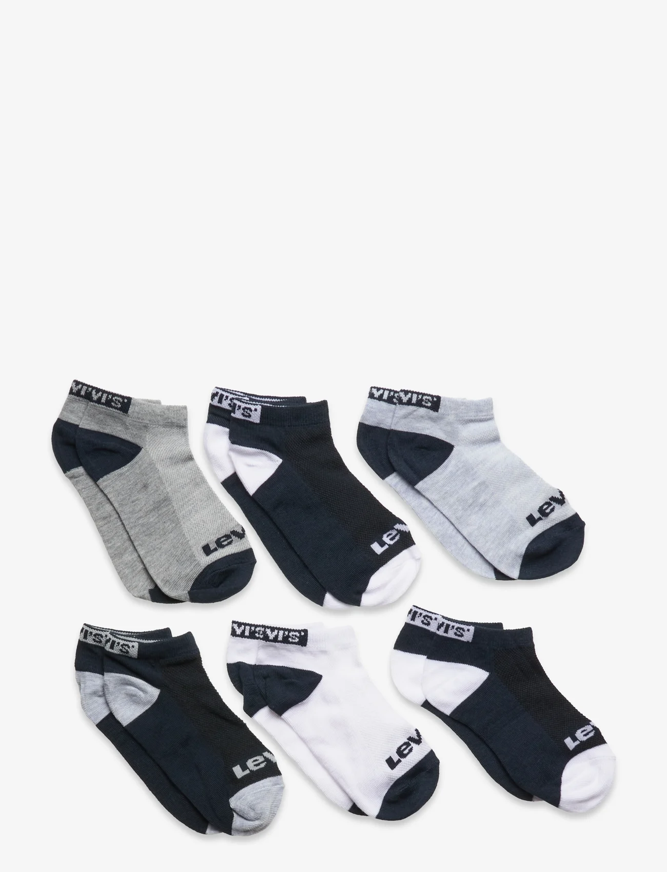 Levi's - Levi's® Core Low Cut Socks 6-Pack - lowest prices - blue - 0