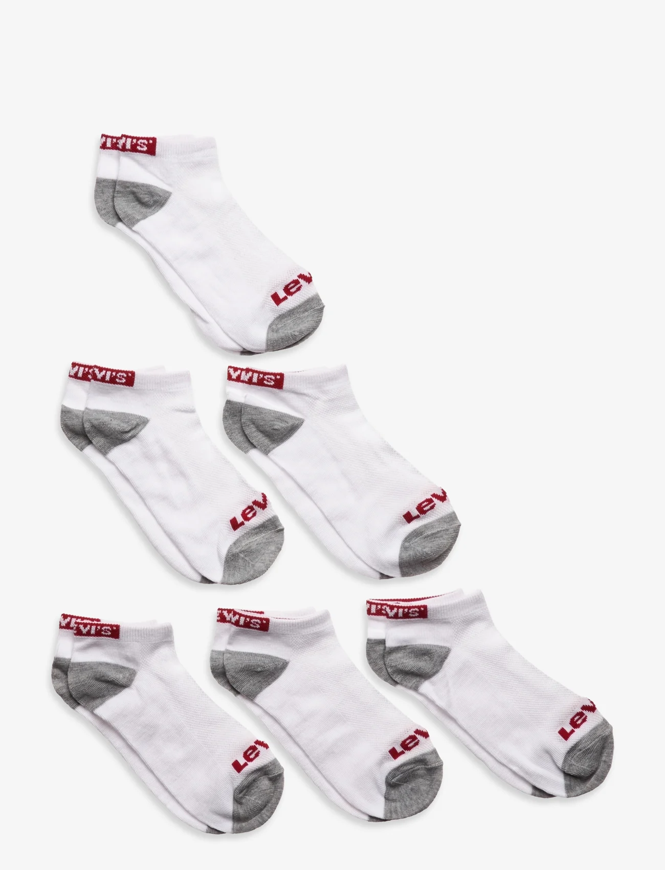 Levi's - Levi's® Core Low Cut Socks 6-Pack - de laveste prisene - white - 0