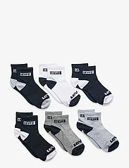 Levi's - Levi's® Core Ankle Length Socks 6-Pack - zemākās cenas - blue - 0
