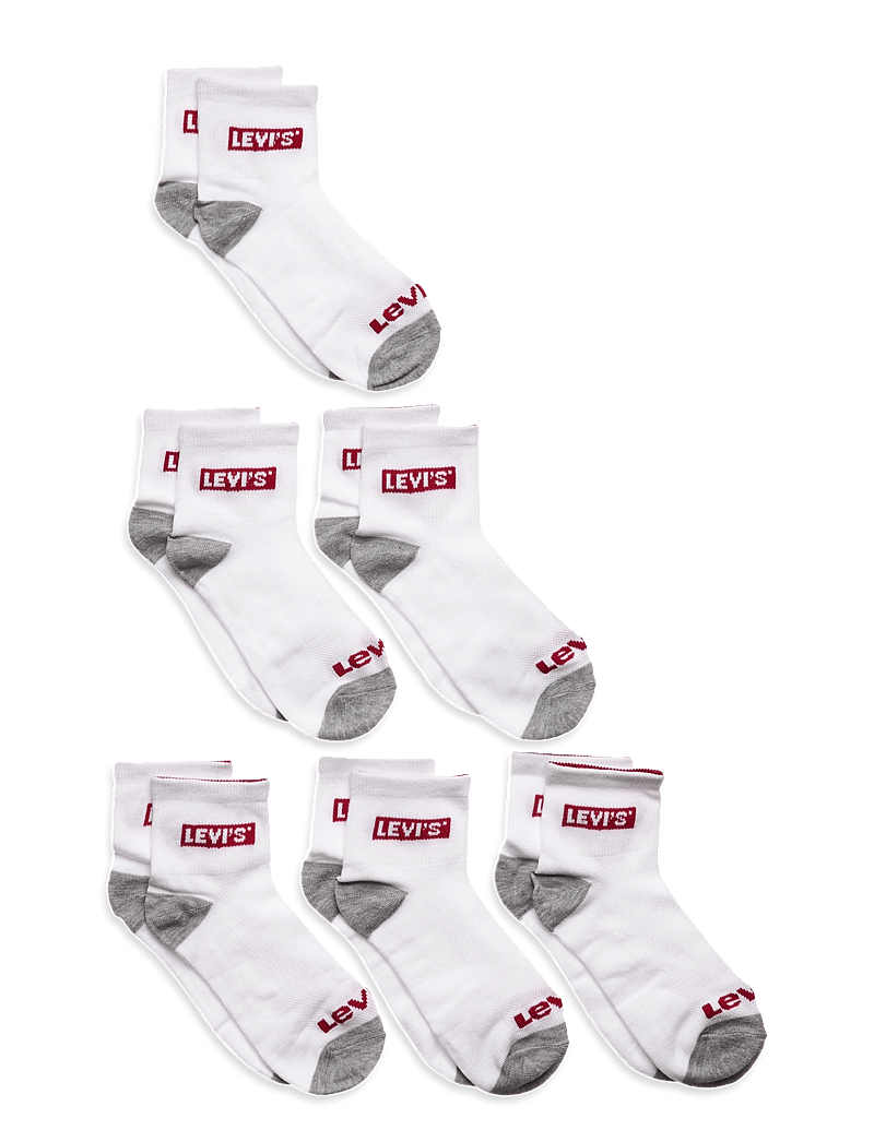 Levi's - Levi's® Core Ankle Length Socks 6-Pack - strumpor - white - 0