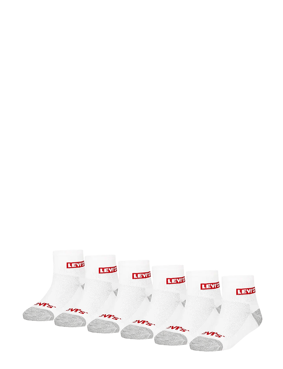 Levi's - Levi's® Core Ankle Length Socks 6-Pack - strømper - white - 0