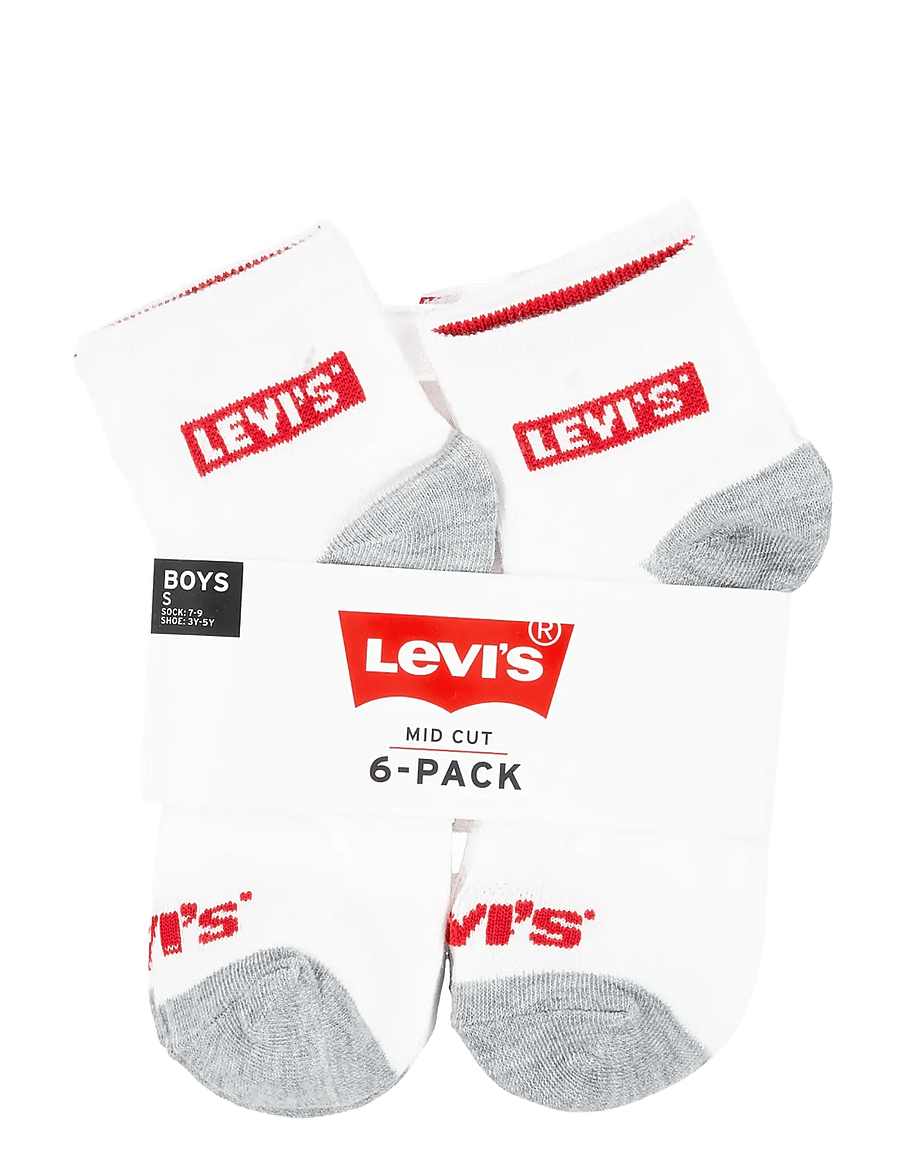 Levi's - Levi's® Core Ankle Length Socks 6-Pack - strømper - white - 2