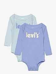 Levi's - Levi's® Poster Logo Long Sleeve Bodysuit 2-Pack - madalaimad hinnad - blue - 0