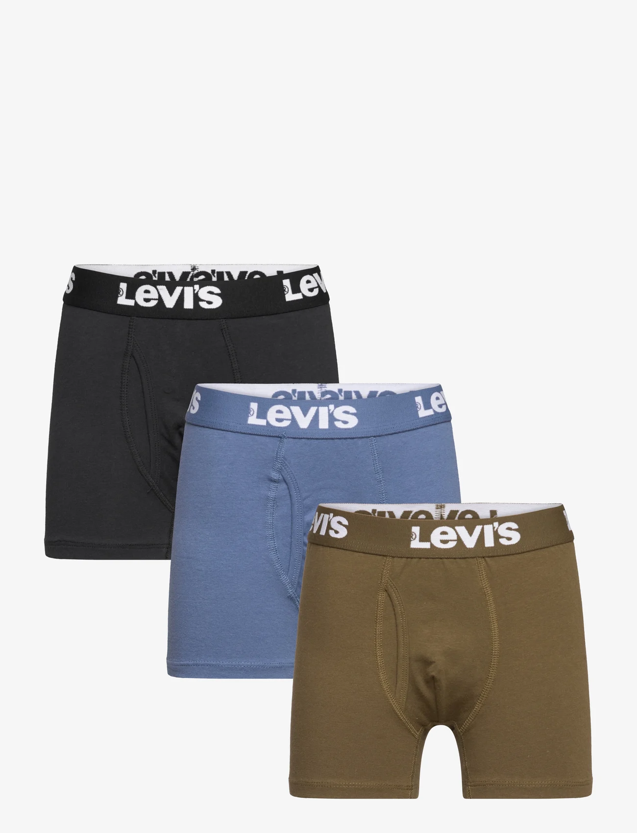 Levi's - Levi's® Boxer Brief 3-Pack - apakšbikses - black - 0