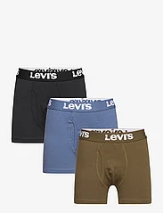 Levi's - Levi's® Boxer Brief 3-Pack - apatinės kelnaitės - black - 0