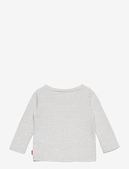 Levi's - LVG LS GRAPHIC TEE - long-sleeved t-shirts - light gray heather - 1