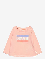 Levi's - LVG LS GRAPHIC TEE - pitkähihaiset t-paidat - peach nectar - 0