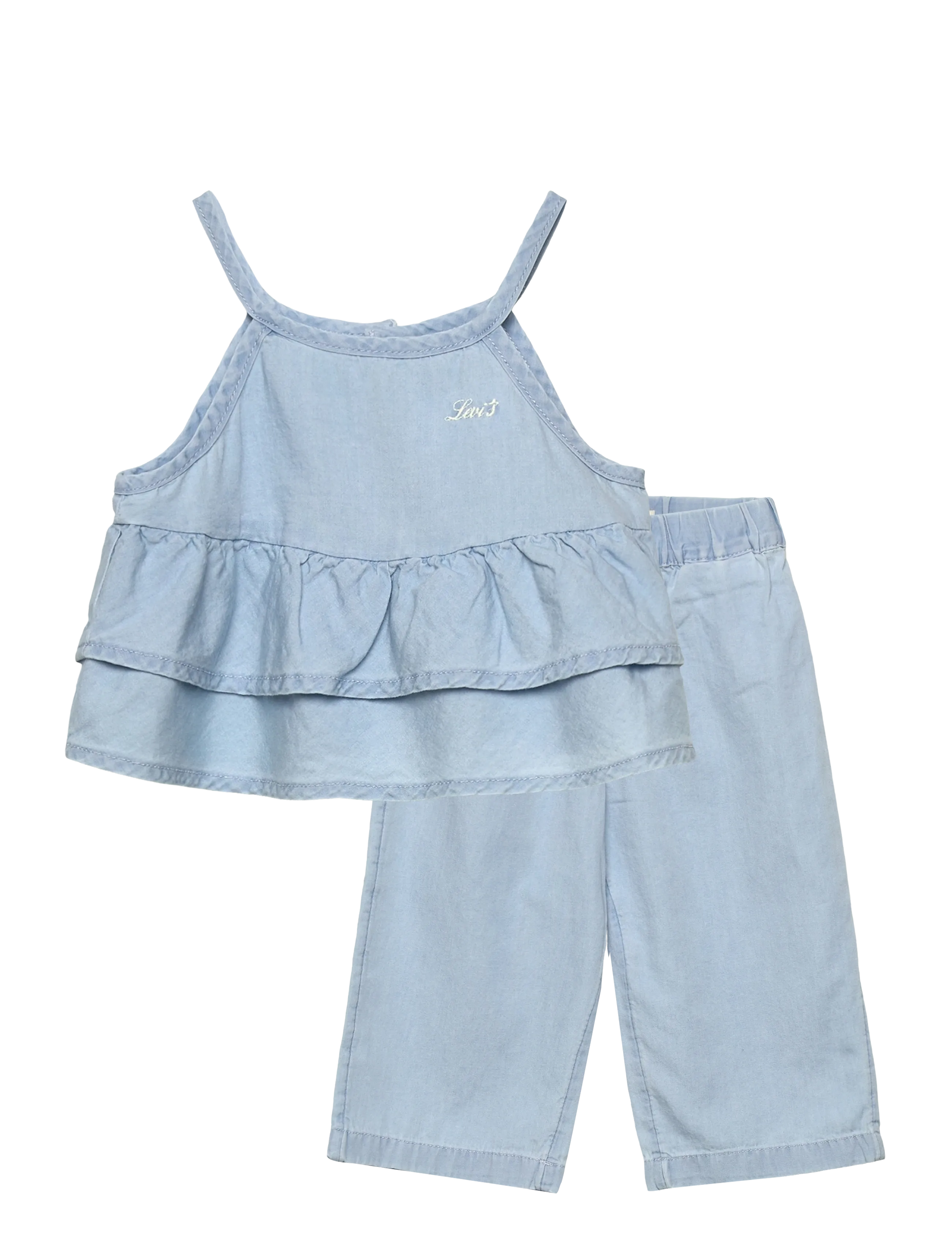 Levi's Levi's® Denim Tiered Tank and Pants 2-Piece Set - Shop by age - WOW ME OVER / blue