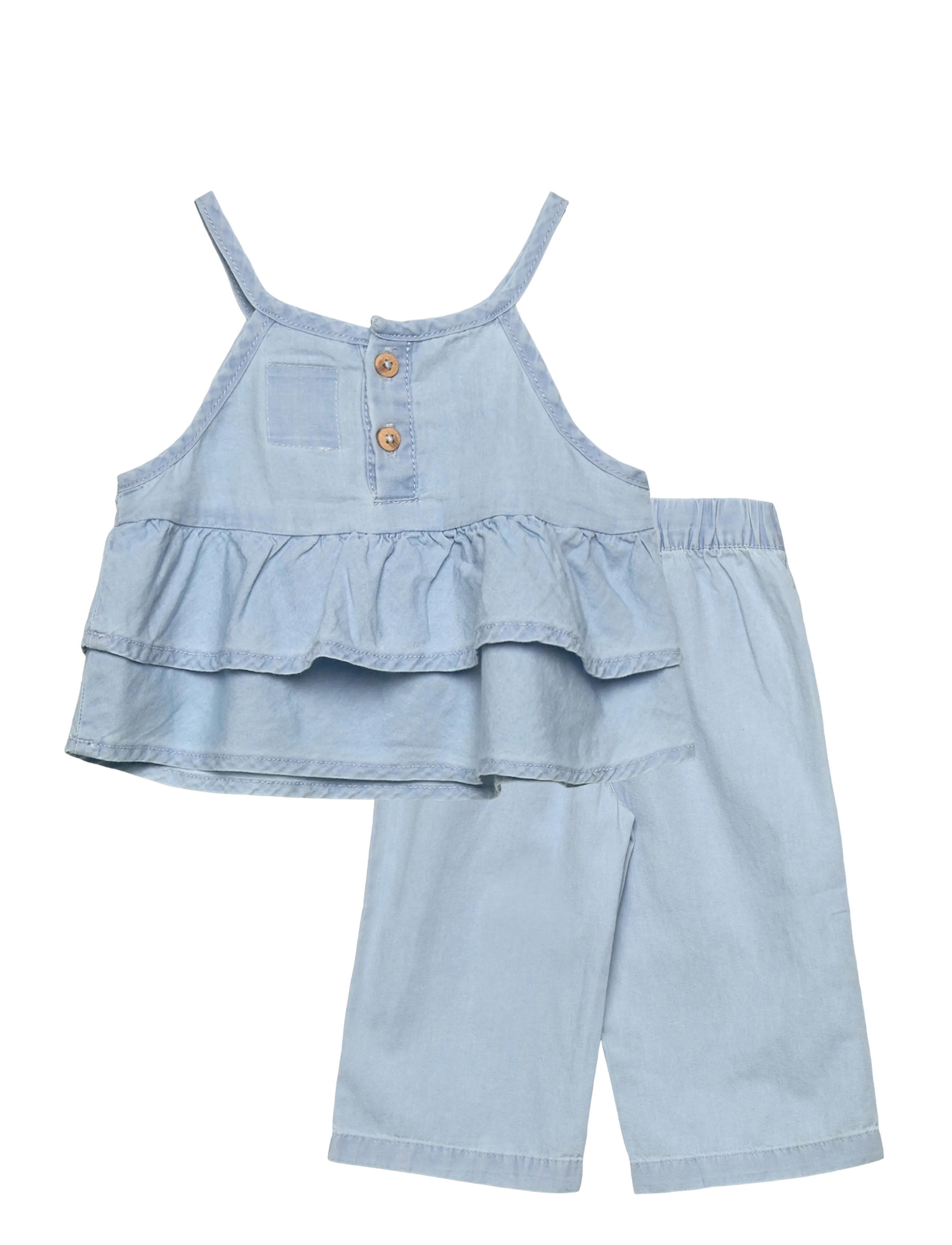 Levi's - Levi's® Denim Tiered Tank and Pants 2-Piece Set - tanktops - wow me over - 1