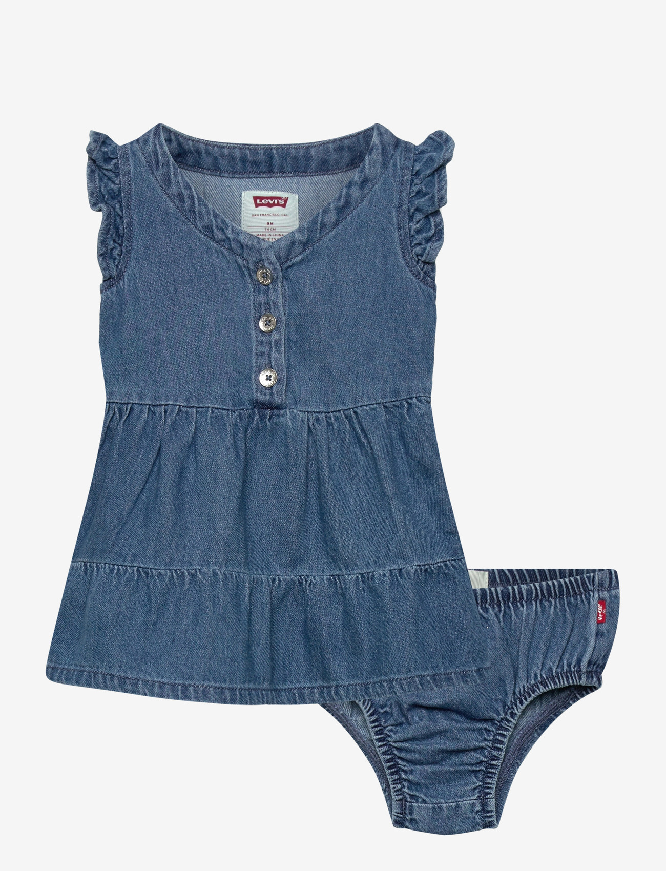 Levi's - Levi's® Flutter Sleeve Dress - Ærmeløse babykjoler - dance around - 0