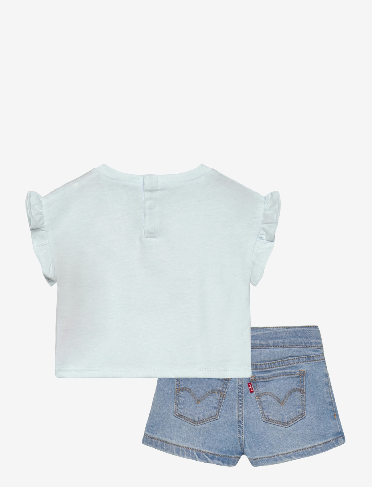 Levi's - Levi's® Cowboy Bear Tee and Pleated Shorts 2-Piece Set - set med kortärmad t-shirt - country air - 1