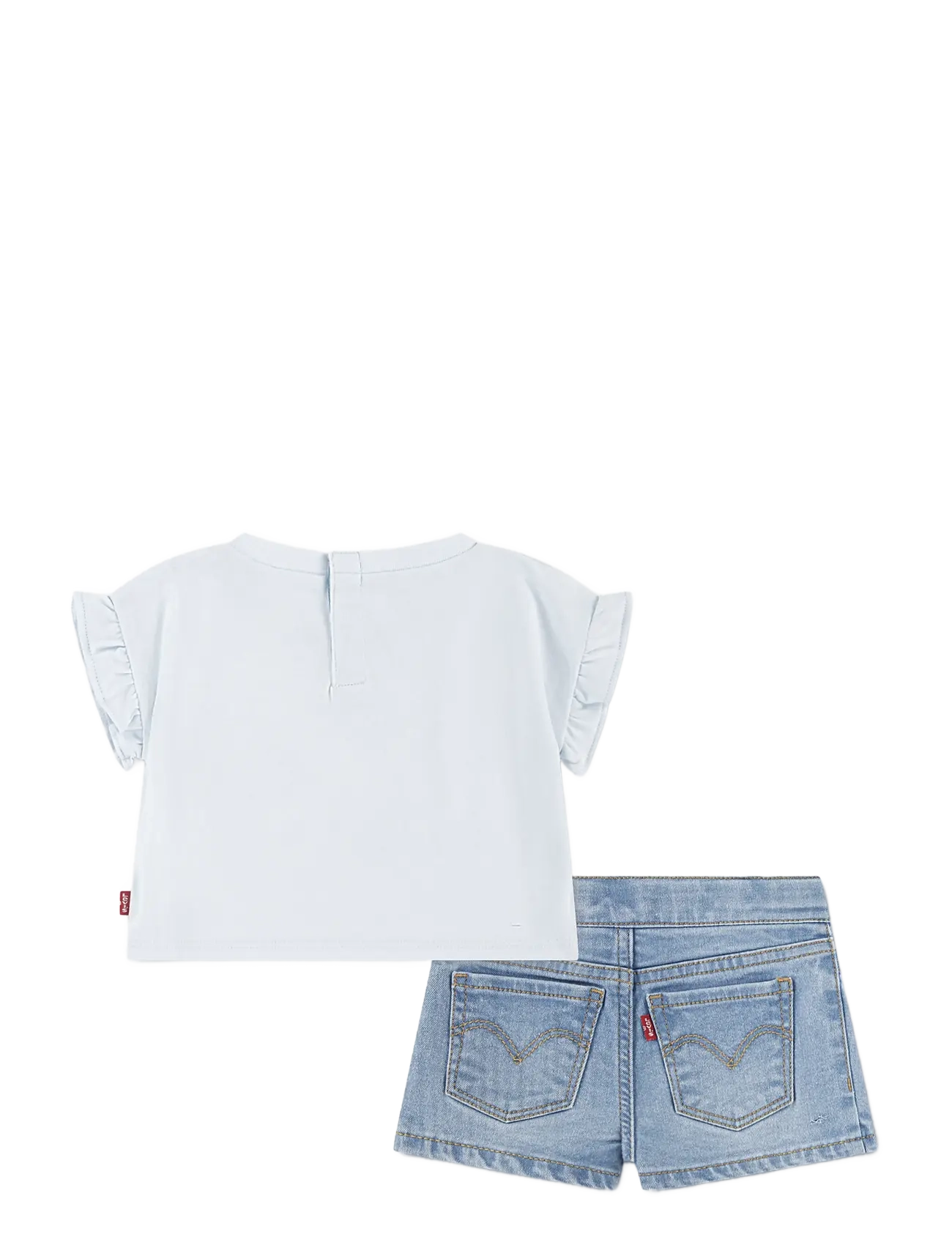 Levi's - Levi's® Cowboy Bear Tee and Pleated Shorts 2-Piece Set - sets with short-sleeved t-shirt - country air - 1