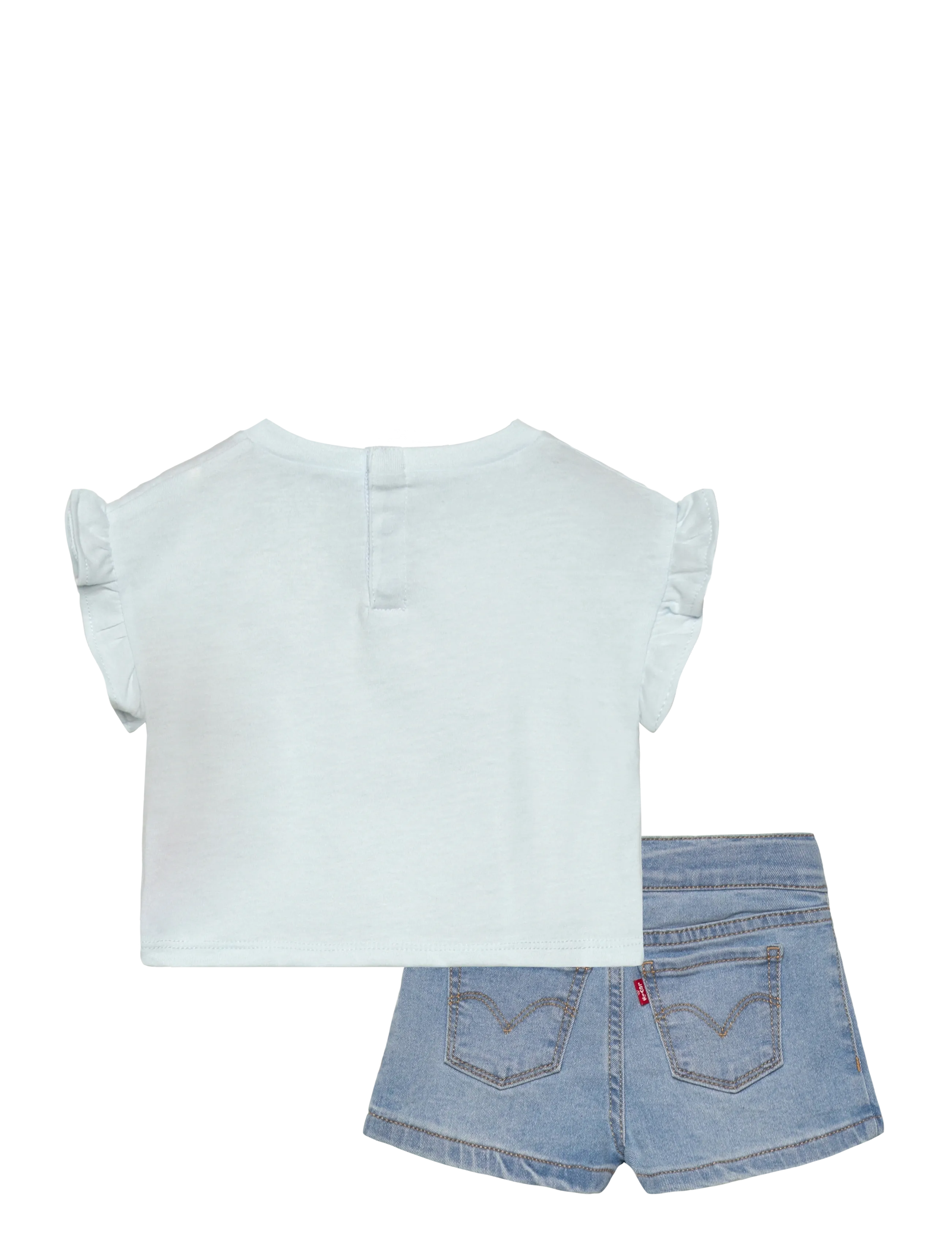 Levi's - Levi's® Cowboy Bear Tee and Pleated Shorts 2-Piece Set - shop efter alder - country air - 1