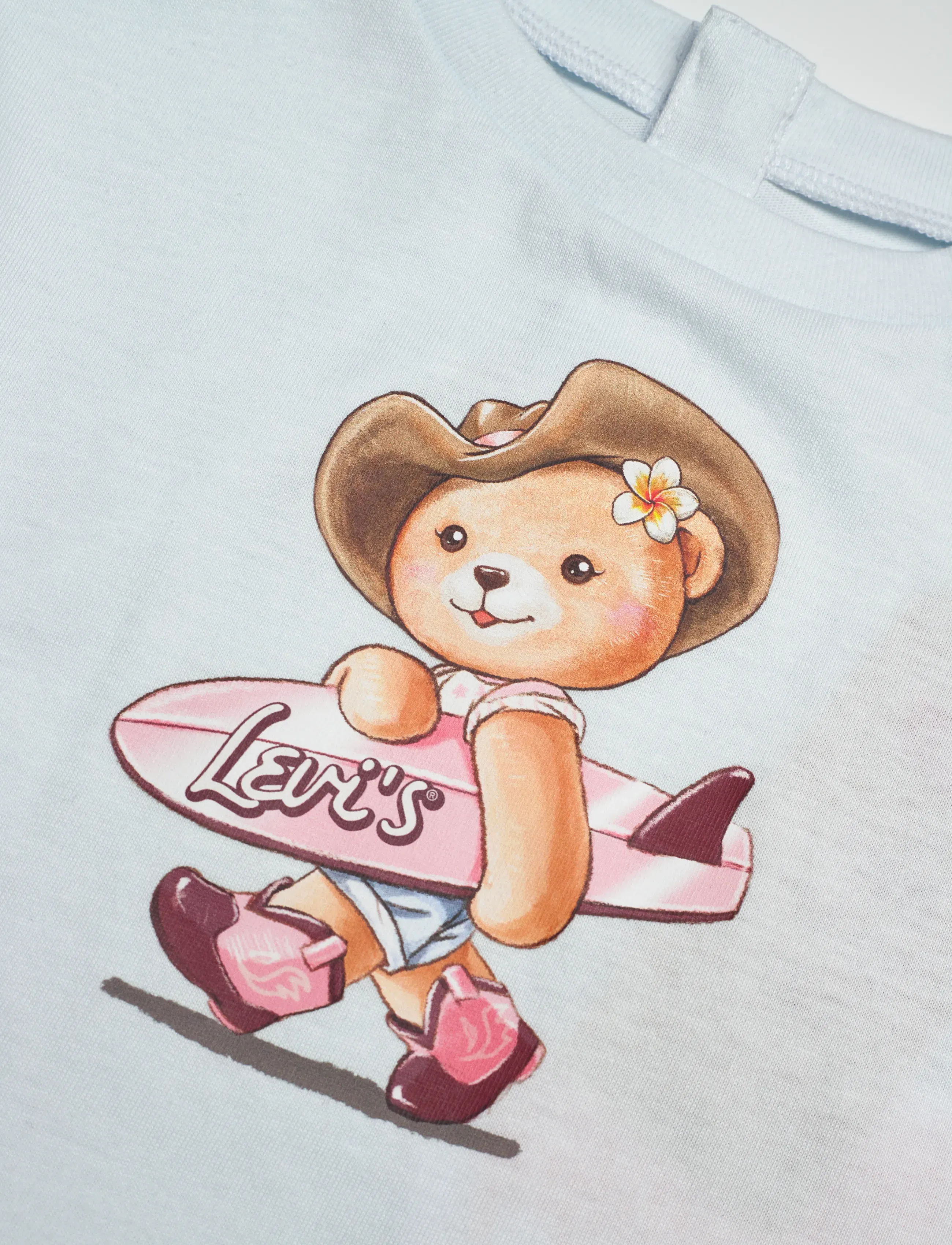 Levi's - Levi's® Cowboy Bear Tee and Pleated Shorts 2-Piece Set - shop efter alder - country air - 2