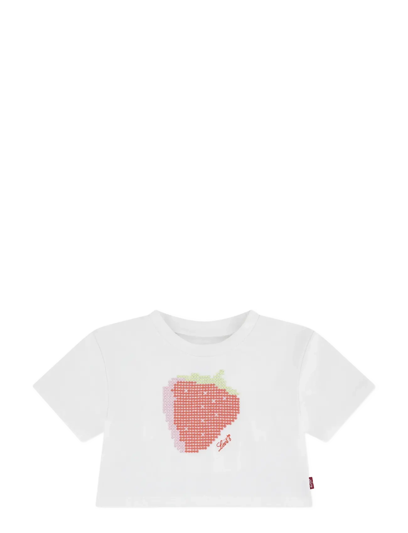 Levi's Levi's Strawberry Flared Top, 62, White, T-Shirts > Kortærmede, Børn