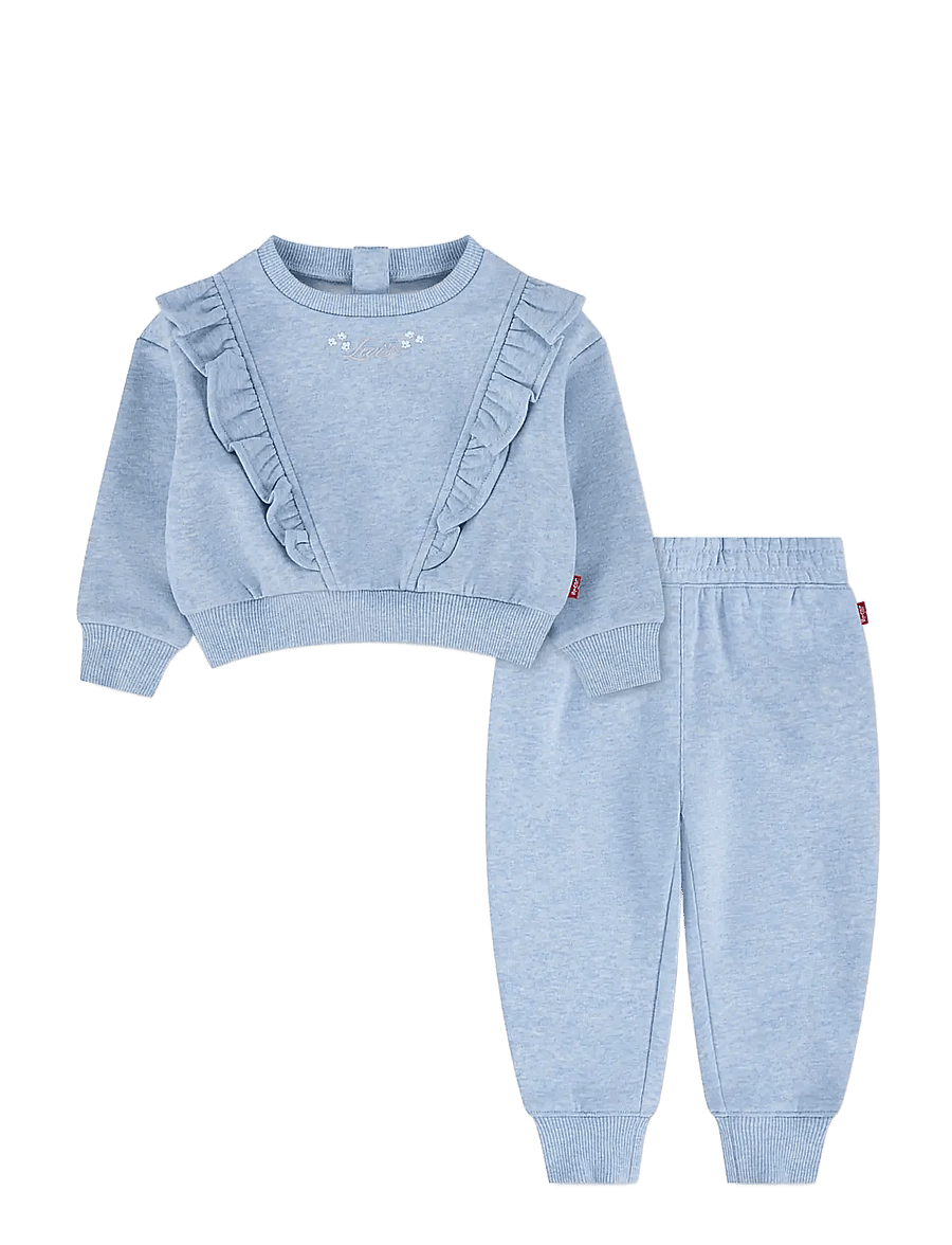 Levi's - F8-FLEECE PANT SET - sportanzüge - levi's skyway heather - 0